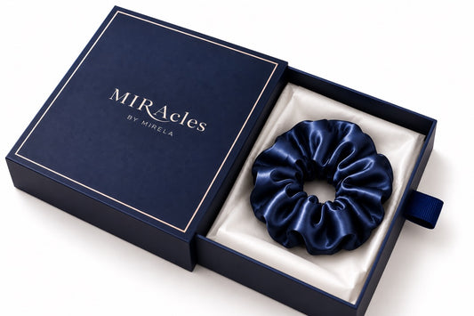 MIRAcles Mulberry Silk Scrunchie - Large