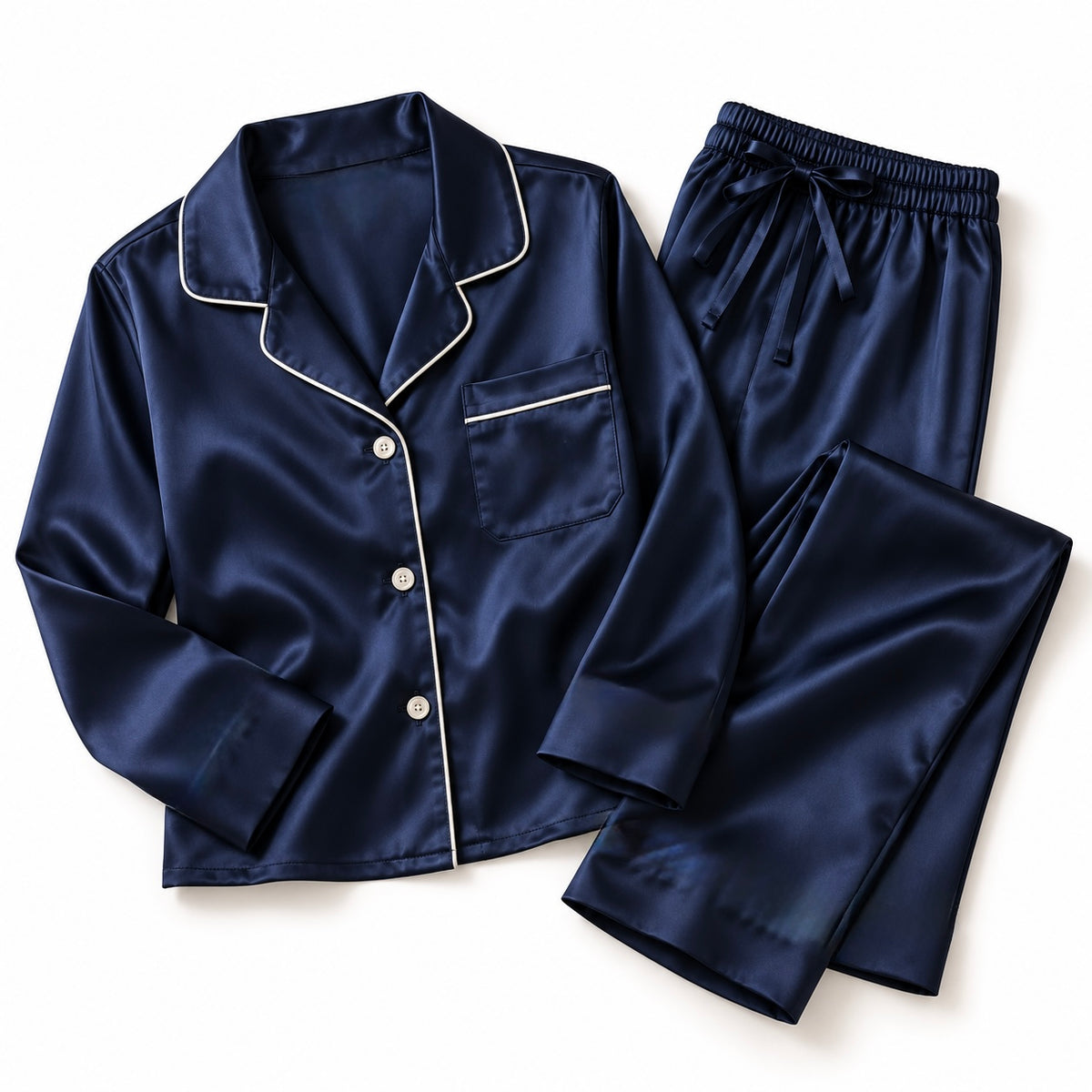 MIRA 100% Mulberry Silk Pyjama Set