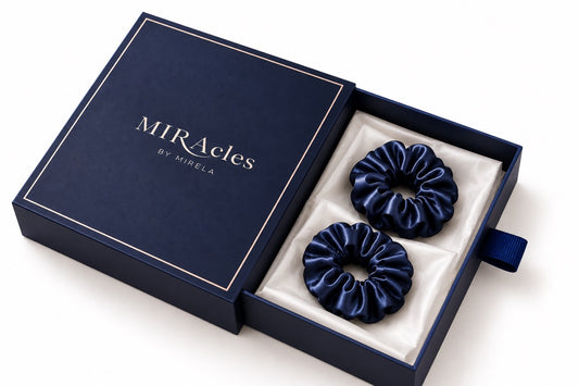 MIRAcles Mulberry Silk Scrunches Duo- Small