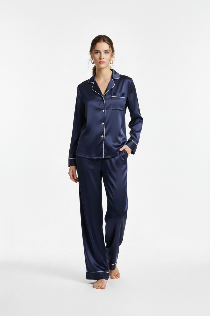 MIRA 100% Mulberry Silk Pyjama Set